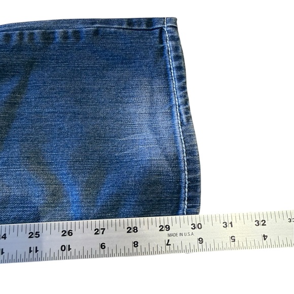 Harley-Davidson Women’s Size 4 x 30” Light Blue Flare Jeans - Picture 6 of 14